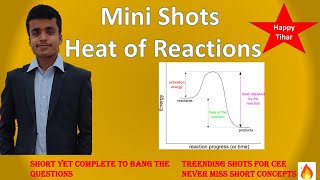 Mini shots 1 #Never miss concepts of #cee # Heat of reaction