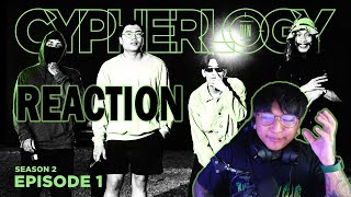 REACTION-EP.1 | K6Y x JUU4E x HASSADIN x 2SEA (CYPHERLOGY SS2) | RAP IS NOW-BIG BOSS Official