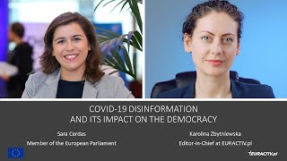 COVID-19 Disinformation and its Impact on the Democracy. Interview with the MEP Sara Cerdas