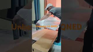 Unboxing 55' LG QNED #lg #qned  @lgtv #shorts