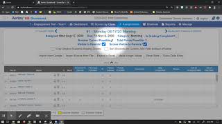 Aeries Engagement Gradebook  Entering Scores