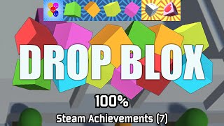 Drop Blox | Steam Achievements (7), 100%