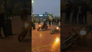 Bike stunt 🙀💪 Duke and bullet 🙀 #viralvideo #stuntbike #rider #punjabi@AnkitSaxena-15