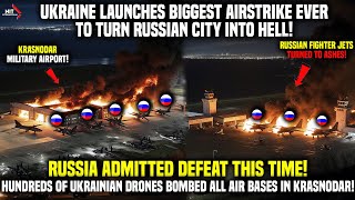 UNBELIEVABLE: Ukraine Bombed a Russian City for First Time! Russian Air Bases Are Burning In Flames!