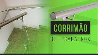 CORRIMÃO DE ESCADA INOX