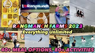 Rangmanch Farms 2023 | 80+ Activites Games & Rides | 40+ Meal Options | Everything Unlimited