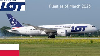 LOT Polish Airlines Fleet as of March 2023