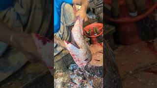 Amazing Bighead  Fish Cutting Skills In Bangladesh Fish Market #shorts