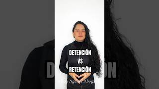 Detención vs Retención Pt. 2| Diaz Aguirre Abogados #clases #derecho