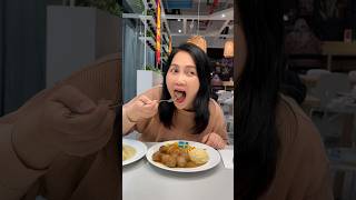 Ternyata di Swiss ada bakso juga ya tapi baksonya tidak berkuah #kuliner #lelatresna #food #bakso