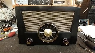 Servicing a 1952 Coronado 8515a AM/FM table radio. weak reception.