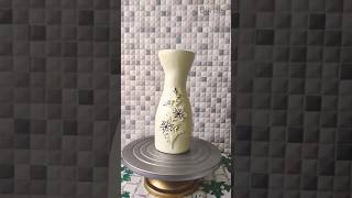 bottle craft flower pot || #plasticbottleart #vasedecoration #vase #ytshortsvideo