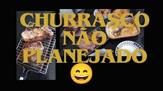 churrasco em casa!