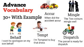 Daily Use English Advance Vocabulary  | English Vocabulary With Sentence Example