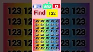 Find the odd number #subscribe #music #puzzle #shorts