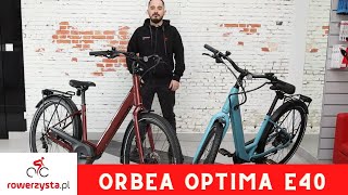 ORBEA OPTIMA E40 - elektryczny rower miejski. Czy rower może być elegancki?