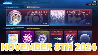 Rocket League ITEM SHOP Daily #38 (8th November 2024) BATMOBILES ARE BACK!!