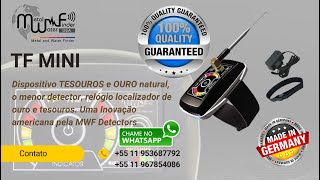 TF -MINI DETECTOR O MENOR DETECTORS DE OURO E METAIS