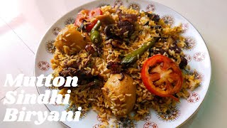 Mutton Sindhi Biryani(மட்டன் சிந்தி பிரியாணி) | Sindhi Biryani Recipe | Mutton Biryani Recipe