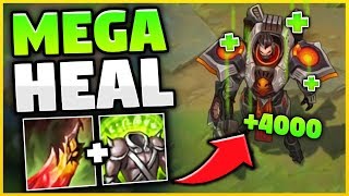 WTF!? HOW MUCH HEALING DOES THIS NEW BUILD DO?! (LEGIT HEAL THROUGH ANYTHING!) - League of Legends