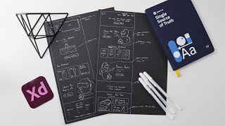 VR Website Design Tutorial / Paper Wireframes