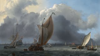 Dutch Art Deep Dive: Ludolf Bakhuizen, Ships in a Gale on the IJ before the City of Amsterdam, 1666