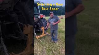 Tip for Selecting the Best Three Point Bale Spear for Tight Round Bales #hay #roundbales #farming