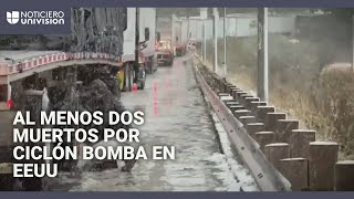 'Ciclón bomba' y río atmosférico azotan el noreste del país: reportan daños y cortes eléctricos