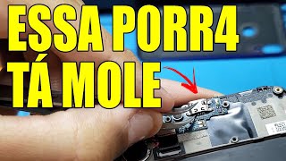 REPARO NO CONECTOR DE CARGA DO MOTO E6 PLUS