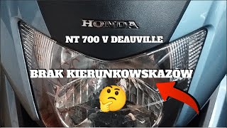 PROBLEMY Z KIERUNKOWSKAZAMI HONDA DEAUVILLE 2006r