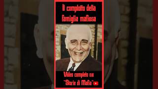 Il COMPLOTTO nella FAMIGLIA MAFIOSA #mafia #cosanostra #truecrime #curiosità