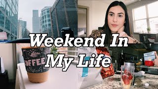 *VERY REAL* WEEKEND IN MY LIFE: law school studying, law firm internship & working part time job!