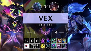 Vex Mid vs Akali - KR Master Patch 14.14