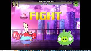 MUGEN: Mr. Krabs (Me) vs Minion Pig