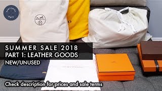 NEW Men's Luxury Summer Sale 2018 Pt. 1 – Leather goods: Hermès, Louis Vuitton, Fendi & more