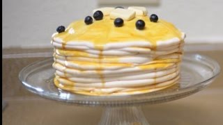 CAKE FOR BREAKFAST!! - Pancakes Cake-