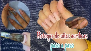 Cómo hacer Retoque de uñas acrílicas