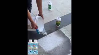 stone stain remover crystal plating agent