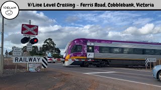 V/Line Level Crossing - Ferris Road, Cobblebank, Victoria