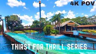 Stanley Falls Flume at Busch Gardens - Tampa, Florida - Thirst For Thrill Series