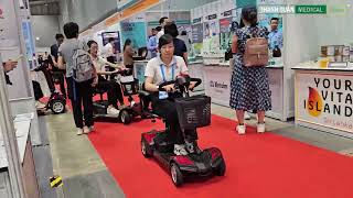 Cùng xe điện Eurocare dạo quanh 1 vòng triển lãm Vietnam Medipharm Expo 2024 tại Tp HCM I Thanh Tuấn