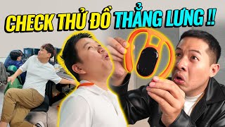 ANHCHECH THỬ DỤNG CỤ NGỒI THẲNG LƯNG !!! - VÔ DỤNG