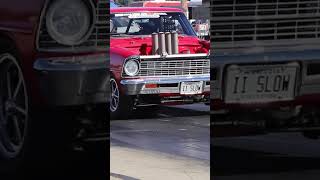 👀🔥WHEN YOU'RE INJECTED IN A SBC 1967 CHEVY DUECE! #shorts #car  #dragrace #chevy