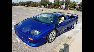 99 Lamborghini Diablo 7,200 Km BAT auction November 22