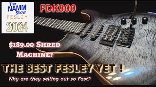 New Fesley FDK800 Electric Guitar! 🎸  Heavy Metal Machine | Review & Demo