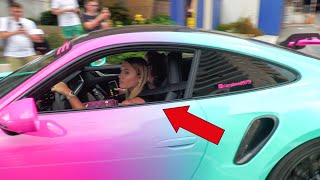 GIRLS Driving Their Supercars in Monaco! Chiron Super Sport, 488 Pista, Huracan STO..