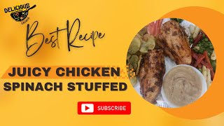 How to Make Cheesy Spinach Stuffed Chicken Breasts | Delicious and Easy Recipe