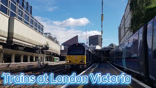 Trains at London Victoria - CML/BML - 02/07/22