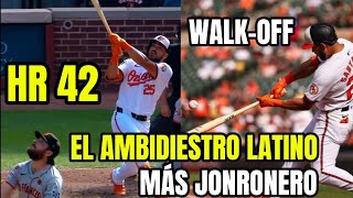 Anthony Santander hace HISTORIA en la MLB con su JONRÓN 42 e impone un nuevo RÉCORD