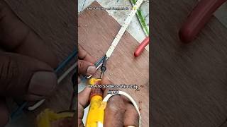 #How to Solder to Wire Strip Lights #shorts